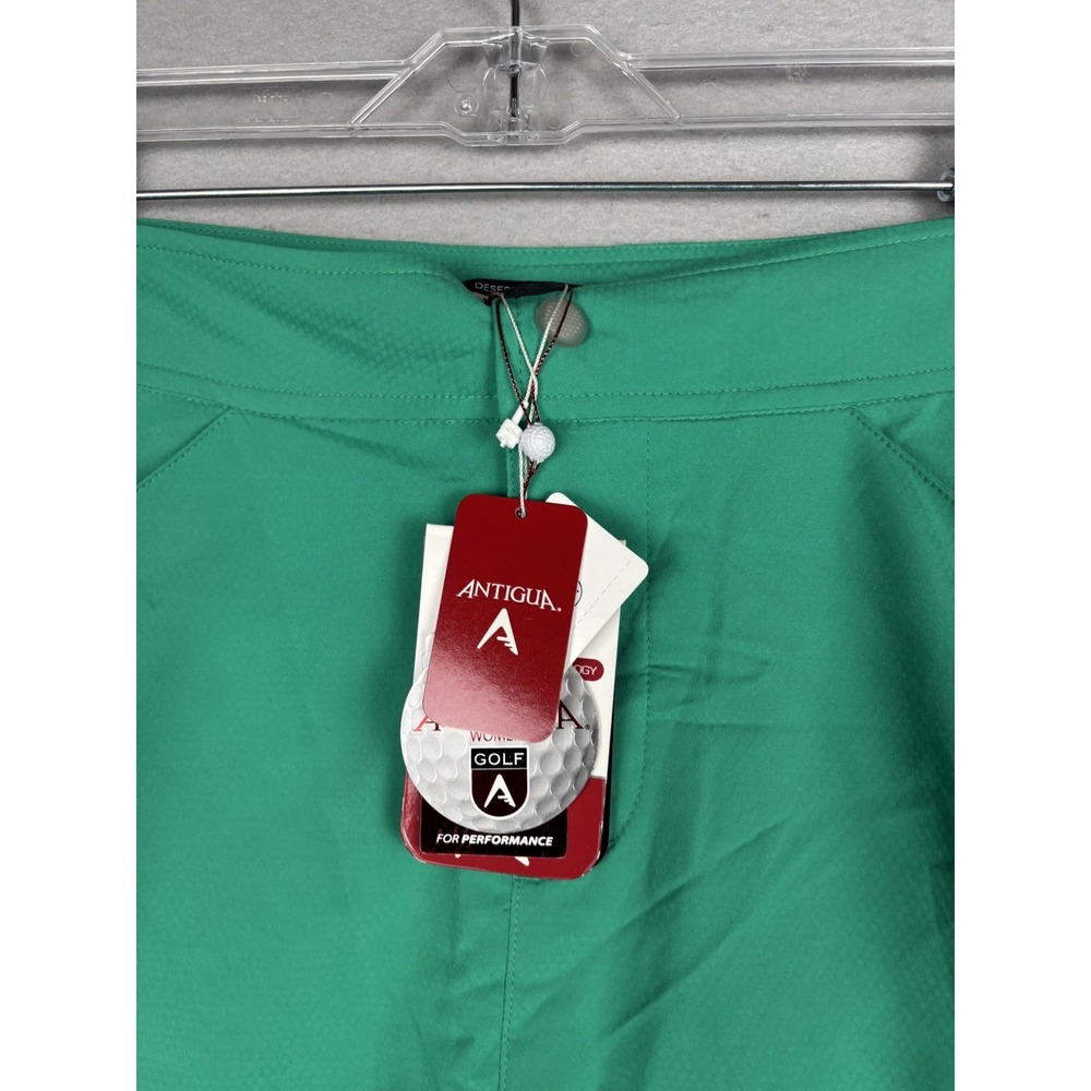 Antigua Golf Skort Womens 8 Green Desert Dry Orbit Stretch Built In Shorts - Picture 10 of 15